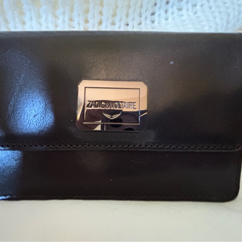 Zadig & Voltaire Black Leather Accessory